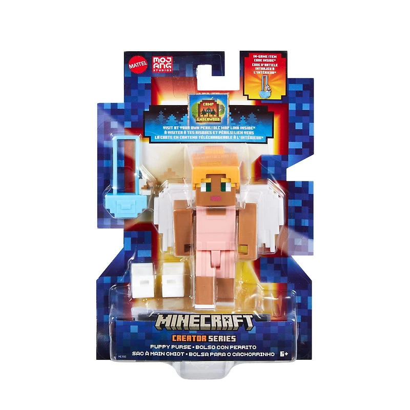 Minecraft-Creator Sac à main pour Chiot Figurine