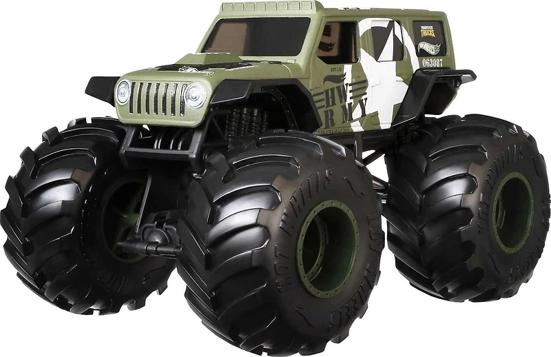 Hot Wheels Camions Monstres Jeep 1:24