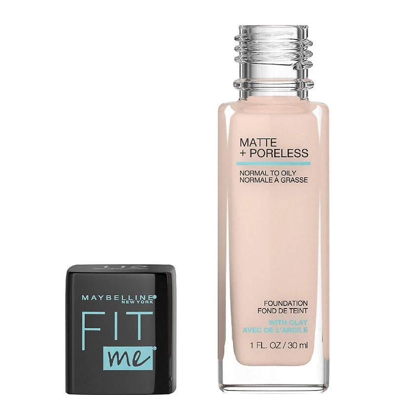 Maybelline New York Fit Me®, Matte + Poreless Liquid Foundation, Fit Me Matte + Poreless Foundation