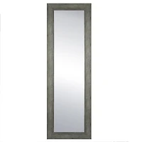 Hometrends, miroir de porte Farmhouse, 16.74x52.74 po, gris