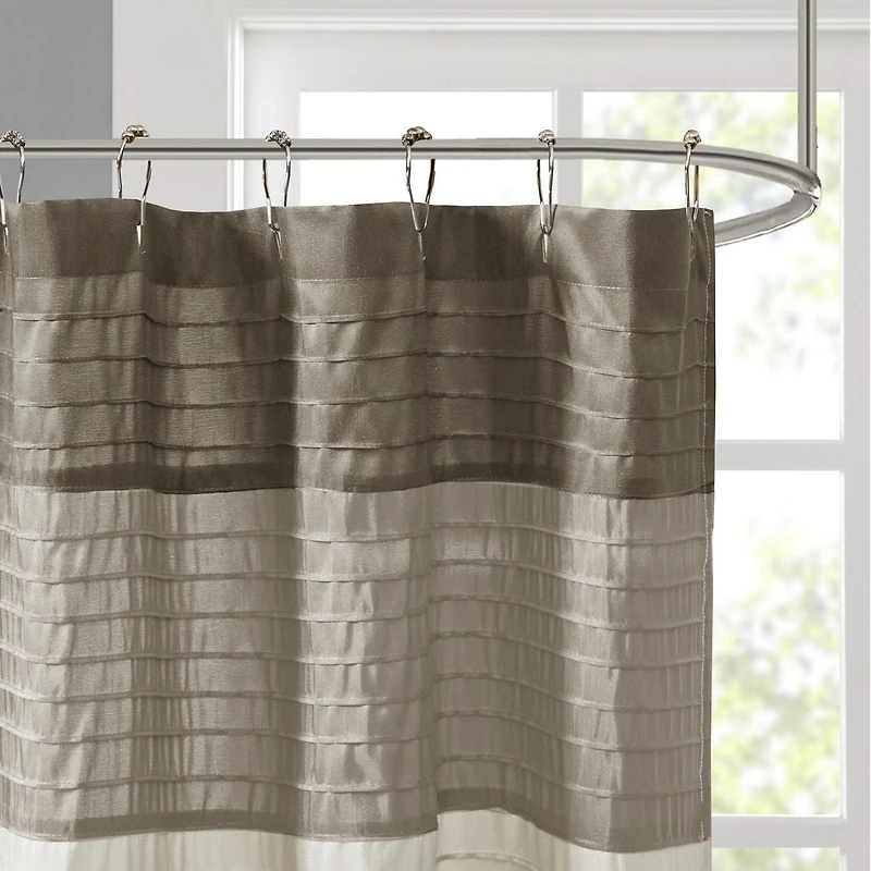 Home Essence Salem Shower Curtain Natural