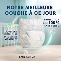 Pampers Pure Baby Diapers, Size 2 (12-18 lbs), 186, Up to 100% Leakproof, Premium Hypoallergenic Soft Diapers