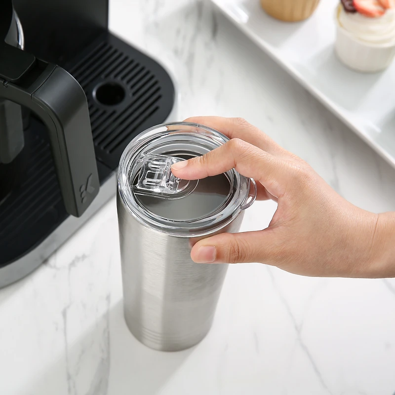 Gobelet à double paroi en acier inoxydable Mainstays de 473 ml