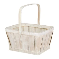 Easter Woodchip Orange Basket