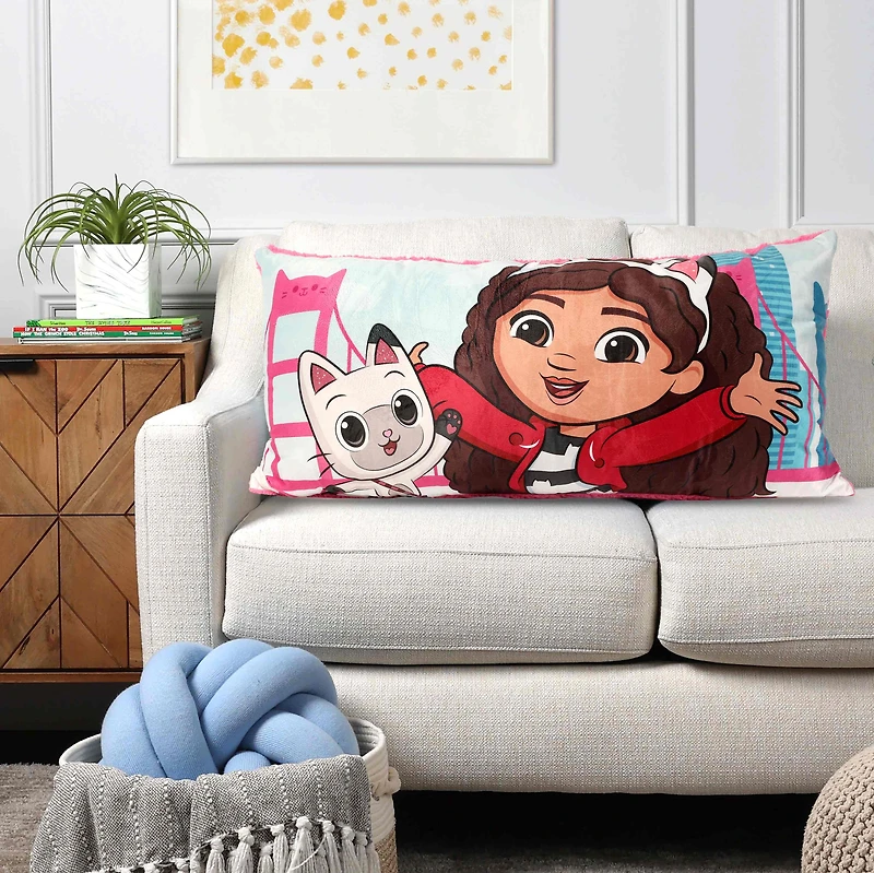 Gabby's Dollhouse Body Pillow, 18" x 36", GABBYS DOLLHOUSE BODY PILLOW