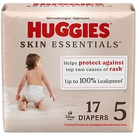 Huggies Skin Essentials Baby Diapers, Sizes: N-6