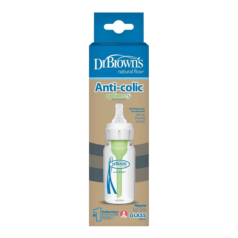 Biberon en verre de Dr. Brown's Options+ 120 ml
