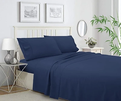Ensemble de draps en mélange de polyester et bambou