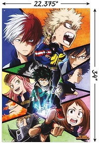 My Hero Academia - Faces Wall Poster
