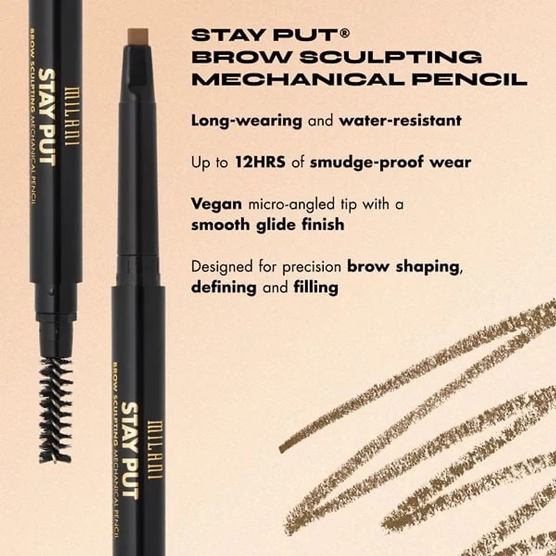 Milani Crayon Sculptant Mécanique à Sourcils Stay Put