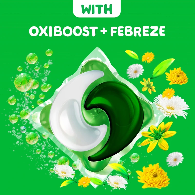 Gain Flings Laundry Detergent Pacs, Original Scent, with Odour Defense, concentrated laundry soap pacs, 16 Count