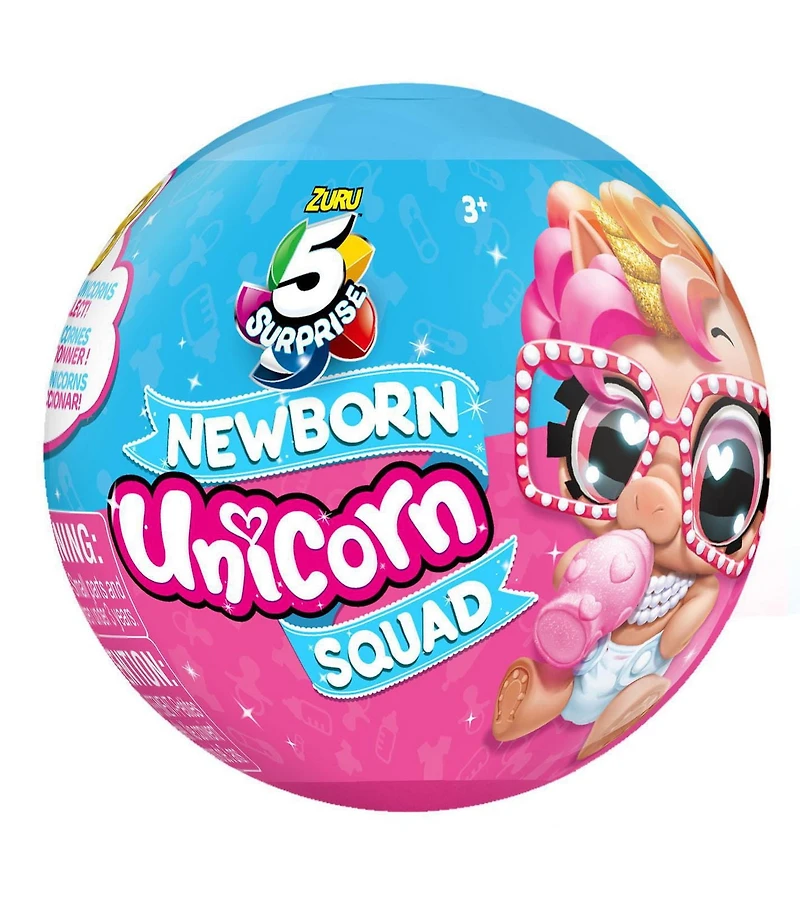 Capsule mystère à collectionner Groupe de licornes bébés 5 Surprise Série 4
