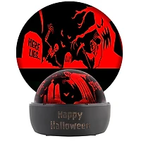 Halloween Lightshow Projection Tabletop ShadowLights Reaper & Cemetery (Red)