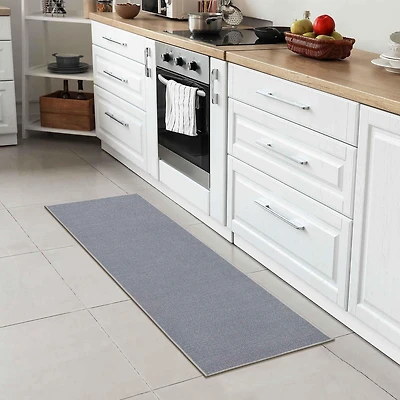 Ottomanson Ottohome Collection Non-Slip Rubberback Modern Solid Design Indoor Rug