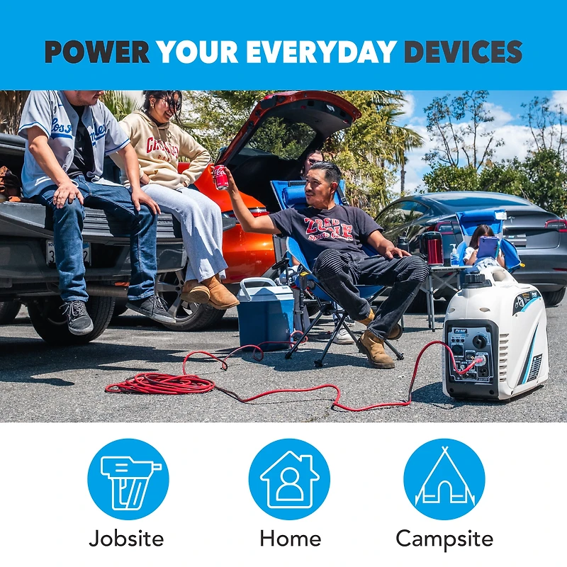 Pulsar PG2300iS 2300 Watts Portable Petit Générateur d'Énergie Onduleur Alimenté au Gaz