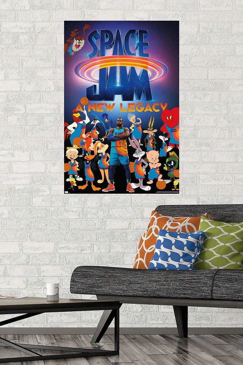 Space Jam: A New Legacy - Team Wall Poster, 14.725" x 22.375"