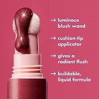 e.l.f. Cosmetics Tube Beaute Blush Halo Glow Blush avec applicateur à ambout tampon, 10 mL