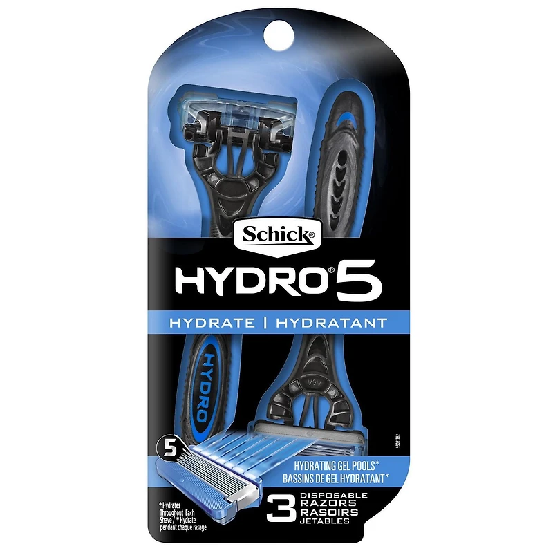 Rasoirs jetables pour hommes Schick Hydro 5