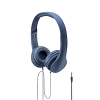 ONN ™ Wired Lightweight Headphones (Blue)