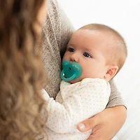 Evenflo Feeding Balance + Stage 2 Orthodontic Silicone Pacifier, Aqua