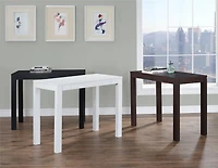 Parsons Computer Desk with Drawer, Espresso