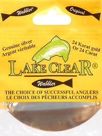 Lake Clear LCW1HSG-HHSG Wabbler Attractor Spoon #1 1/2 & 1/2 Silver/Gold 3-1/8" 1/3oz, No Hook (143459), The larger wide bodied shape