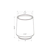 Planter from the collection Dalya South Shore