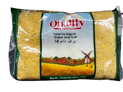 Quality Yellow Bulgur Fine, Qty Yellow Bulgur Fine 907g