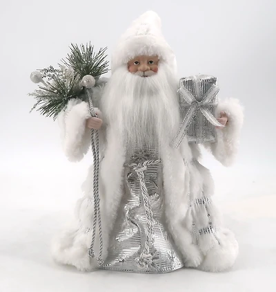 12IN SANTA-SILVER - FRENCH