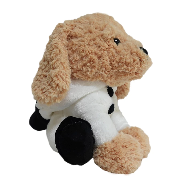 PLUSH SNOWMAN DOG - FRENCH PLUSH SNOWMAN DOG - FRENCH