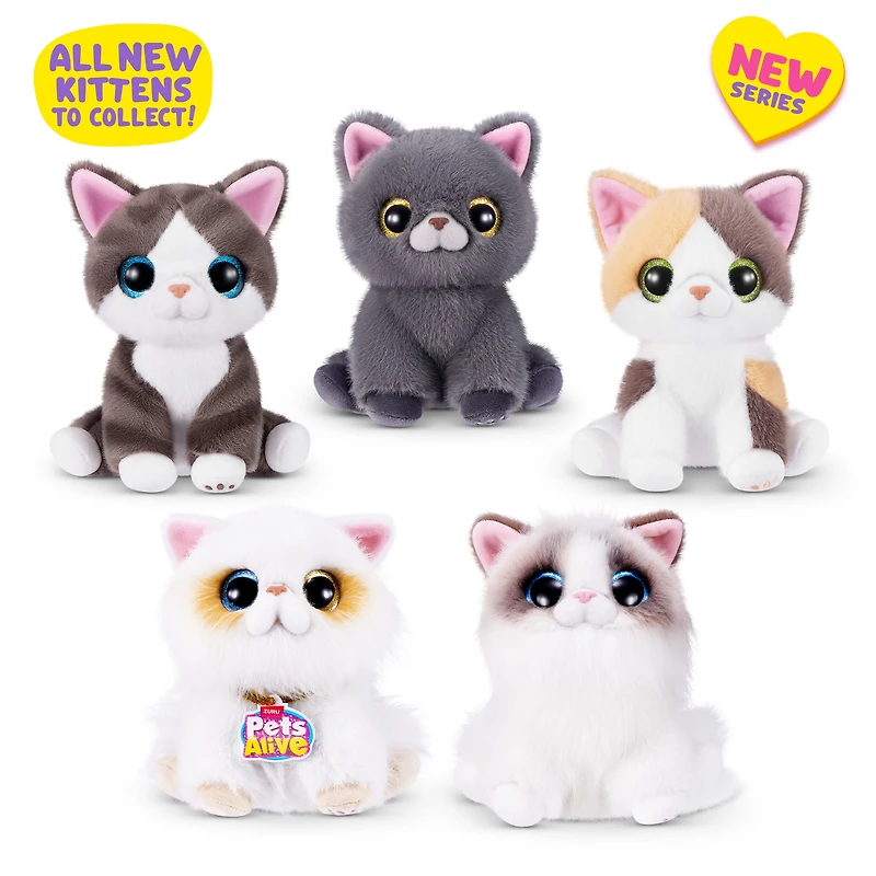 Pets Alive Smitten Kittens Series 2 de ZURU （ Les couleurs peuvent varier）