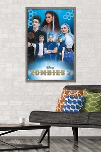 Disney Zombies 3 - Group Wall Poster with Pushpins, 22.375" x 34"
