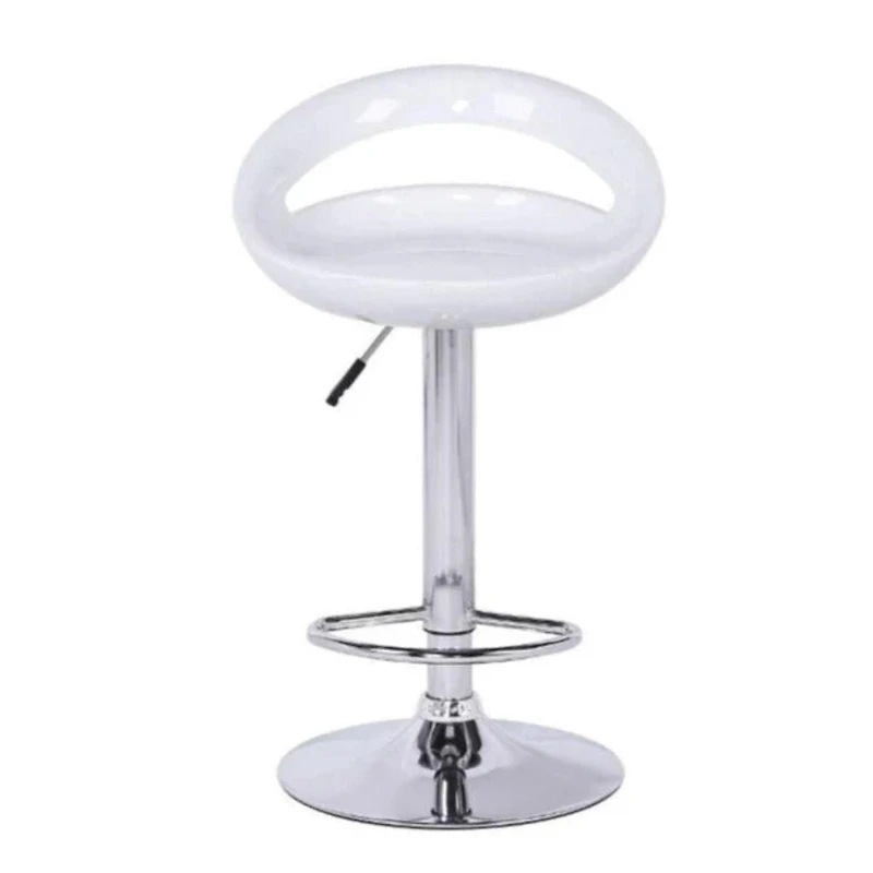 Meuble de rangement rond Take Me Home Alysa blanc à 4 niveaux