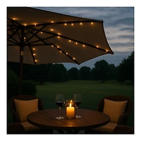 72 lumières de parasol à DEL solaires Mainstays – blanc chaud