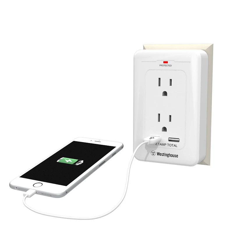 Adaptateur USB de surtension Westinghouse de 270 J