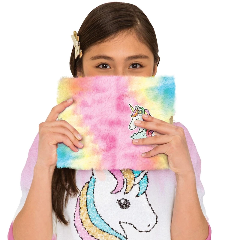 Just My Style® Journal pelucheux tie-dye