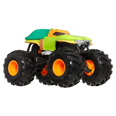 Hot Wheels Monster Trucks, Oversized Monster Truck in 1:24 Scale, Teenage Mutant Ninja Turtles