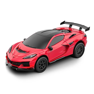 Voiture de course radiocommandée Adventure Force (1:64), modèle Chevy Corvette rouge, WR5-64C33V-RD-CA