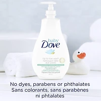 Nettoyant Baby Dove Hydratation Peau Sensibl Nettoyant Pour Bébés 591ml