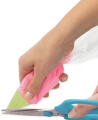 GoodCook Everyday Oodle Tips 4 count Disposable Cake Decorating 12” Long Bags with Pre-attached Star Tips, GC OODLE TIP DEC BAGS, STAR (4CT)