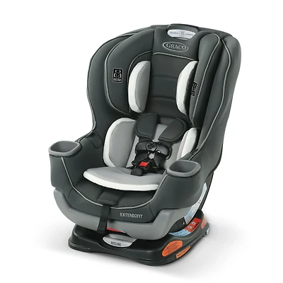 Siège d’auto convertible 2-en-1 Graco Extend2Fit, 1,8 à 30 kg (4 à 65 lb), harnais orienté vers l’avant et vers l’arrière