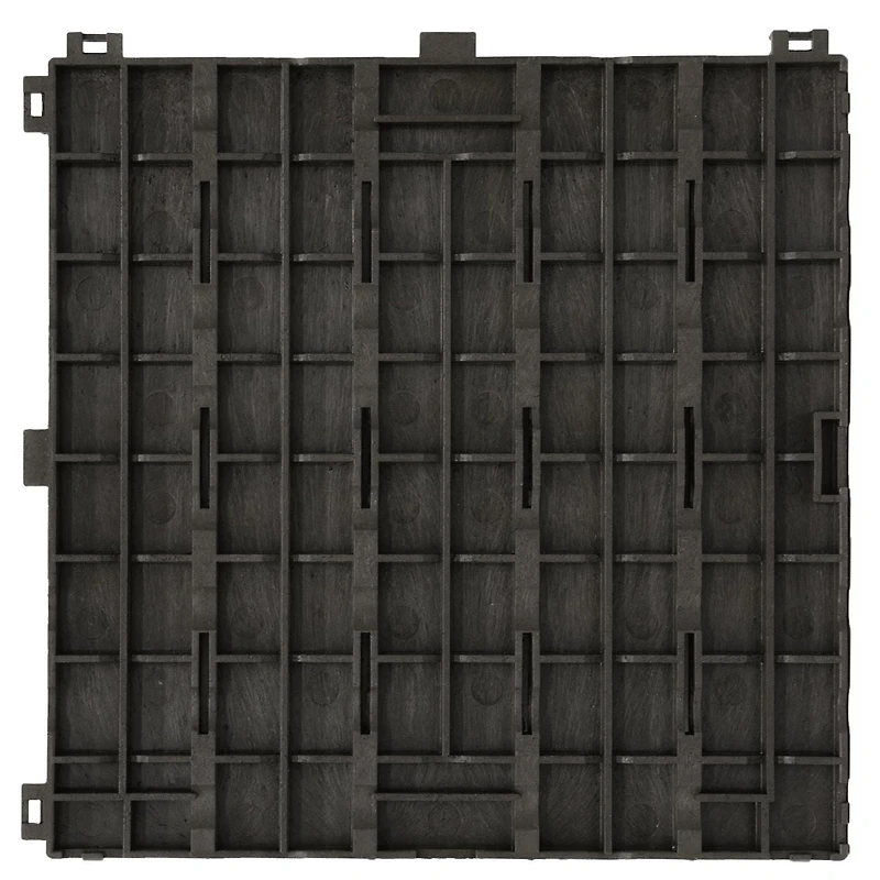 EcoTrend 12" x 12" Interlocking Balcony & Deck Tiles, 6-pack, Made with recycled materials