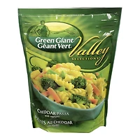 Valley Selections* Cheddar Pasta With Vegetables. Ready In Less Than 5 Minutes!, GREEN GIANT Valley Selections CHEDDAR PASTA