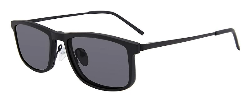 Bio Eyes Mens Prescription Eyeglasses, Pishing, Matte Black, 50-17-140