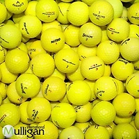 Mulligan - 50 balles de golf récupérées Mix jaunes