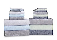 Yarn Dyed Mélange Towels, 100% cotton heathered design towels