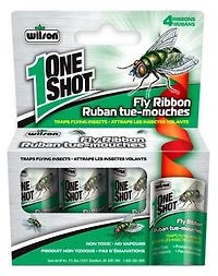 Ruban tue-mouches One Shot® de Wilson® Capture les insectes volants.