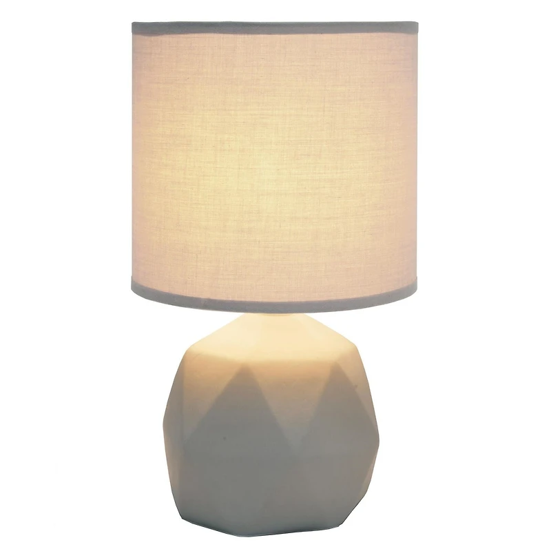 Simple Designs Geometric Concrete Lamp