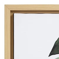 DesignOvation Sylvania Monstera Tropical Framed Canvas Art, 12" x 12"