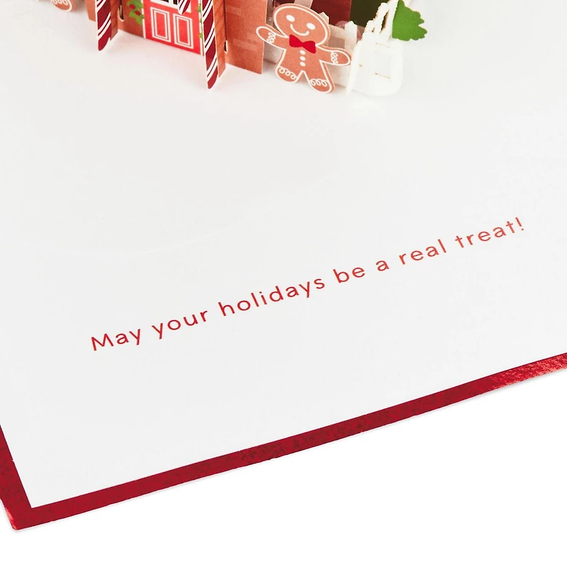 Hallmark Signature Paper Wonder Pop Up Christmas Card (Gingerbread)